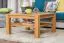 Table d'appoint Table basse Coeur de Hêtre Bois massif Couleur: Naturel 50x80x80 cm Abbildung