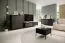 Table basse noire Balta 12 | Push-to-open | Pieds métal | 48 x 68 x 68 cm | Design moderne