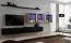 Meuble mural design Balestrand 270 | Noir & Chêne Wotan | 150 x 340 x 40 cm | 10 compartiments