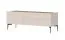 Meuble TV Asau 04, Couleur : Cachemire / Chêne foncé - Dimensions : 56 x 148 x 47 cm (H x L x P)