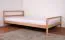 Lit d'enfant / Lit junior Collin 05 hêtre massif huilé naturel - Surface de couchage : 120 x 200 cm (l x L)