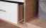 Chambre à coucher - Armoire, Couleur: Blanc / Chêne - Dimensions: 190 x 150 x 56 cm (H x L x P)