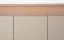 Commode moderne Fricourt 08, vert menthe / chêne foncé, 105 x 120 x 40 cm, avec 6 compartiments et 2 tiroirs, chants ABS, montage simple et rapide