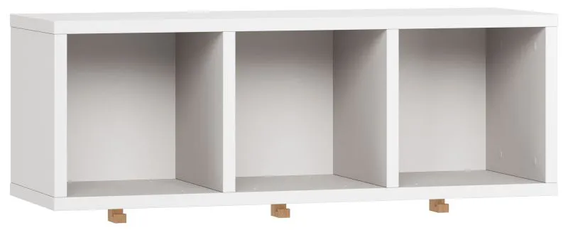 Étagère suspendue / étagère murale, couleur : blanc - Dimensions : 35 x 90 x 30 cm (H x L x P)