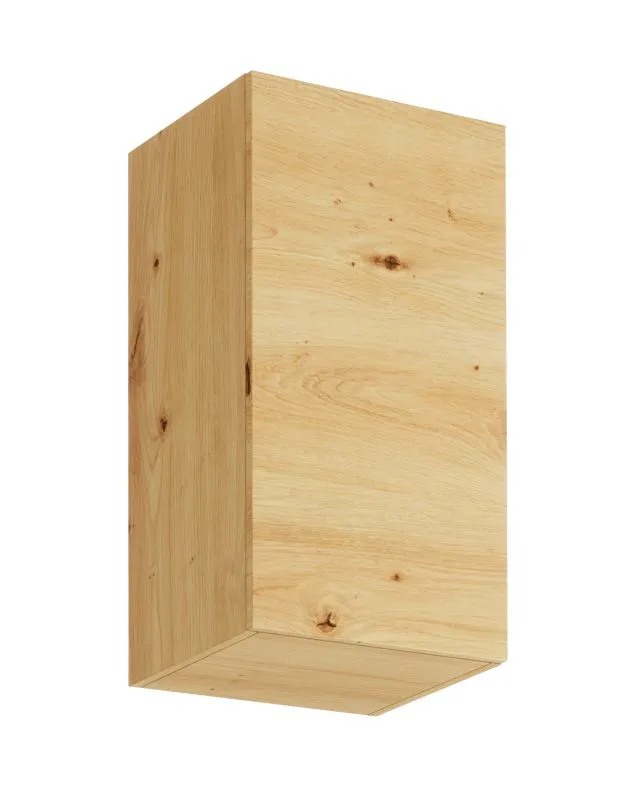 Armoire de cuisine suspendue / Push-to-Open / 40 x 31,3 x 72 cm / Chêne Artisan / Façade sans poignée / 1 porte / Matterhorn 02 / 2 compartiments