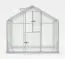 Serre - Serre Radicchio L11, parois : verre trempé 4 mm, toit : 6 mm HKP multiparois, surface au sol : 11,00 m² - Dimensions : 500 x 220 cm (lo x la)