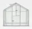 Serre - Serre Rucola XL4, parois : verre trempé 4 mm, toit : 6 mm HKP multiparois, surface au sol : 4,40 m² - Dimensions : 150 x 290 cm (lo x la)