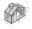 Serre - Serre Mangold XL4, verre trempé 4 mm, surface au sol : 4,40 m² - Dimensions : 150 x 290 cm (lo x la)