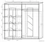 Armoire à portes coulissantes / armoire Popondetta 23, couleur : chêne Sonoma - Dimensions : 200 x 200 x 58 cm (H x L x P)
