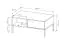 Table basse simple avec un tiroir Zaghouan 11, Couleur : Beige - Dimensions : 44,5 x 96,9 x 60 cm (H x L x P)