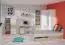 Chambre des jeunes - Bureau Forks 07, couleur : chêne / blanc - Dimensions : 79 x 120 x 51 cm (h x l x p), avec 2 tiroirs