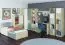 Panneau mural arrière pour chambre d'adolescent - étagère à suspendre / étagère murale Greeley 18, couleur : hêtre - Dimensions : 29 x 138 x 2 cm (h x l x p)