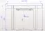 Table de salle à manger extensible, couleur : blanc - Dimensions : 110 - 210 x 110 cm (L x P)