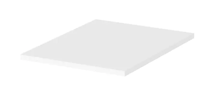 Etagère pour armoire, couleur : blanc - Dimensions : 41 x 52 cm (L x P)