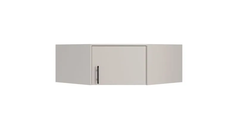Armoire Hannut 04, une porte, montage possible des deux côtés, Couleur : Cachemire, un compartiment, dimensions : 40 x 95 x 95 cm