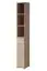 Portemanteau clair Bratteli 01, couleur : chêne Sonoma - dimensions : 203 x 90 x 32 cm (h x l x p), avec deux crochets