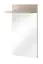 Garde-robe avec miroir Bratteli 03, couleur : chêne Sonoma - dimensions : 203 x 120 x 32 cm (h x l x p), avec cinq compartiments