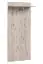 Portemanteau lumineux Sviland 09, couleur : chêne Wellington / blanc - dimensions : 200 x 110 x 35 cm (h x l x p), avec quatre crochets