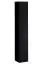 Meuble-paroi au design élégant Balestrand 126, couleur : noir / chêne Wotan - dimensions : 180 x 280 x 40 cm (h x l x p), avec 16 compartiments