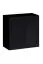 Meuble-paroi Balestrand 30, couleur : noir / chêne wotan - dimensions : 160 x 270 x 40 cm (h x l x p), avec cinq portes