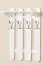 Garde-robe en bois de pin massif laqué blanc Junco 353 - Dimensions 80 x 50 x 29 cm