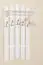Vestiaire en bois de pin massif laqué blanc Junco 344 - Dimensions 125 x 60 x 33 cm