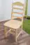 Chaise en bois de pin massif, naturel Junco 245 - Dimensions 102 x 45 x 54 cm
