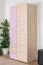 Chambre des jeunes - Armoire à portes battantes / armoire Dennis 01, couleur : violet cendré - Dimensions : 188 x 80 x 52 cm (H x L x P)