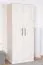 Armoire à portes battantes / Penderie Sidonia 05, Couleur : Chêne blanc - 200 x 82 x 53 cm (h x l x p)