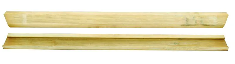 Main courante | Lot de 7 pièces | pour pavillon Vitalba | Épicéa / Pin | Imprégné sous pression en autoclave | Longueur : 120 cm