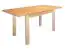 Table extensible en bois de pin massif naturel Junco 236C (carrée) - 75 x 140 / 175 cm (L x l)
