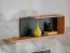 Mur de salon Bjordal 03, Couleur : Noir mat / Chêne wotan - dimensions : 200 x 170 x 40 cm (h x l x p), avec six compartiments