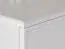 Meuble TV Roanoke 06, Couleur : Blanc / Blanc brillant - Dimensions : 53 x 160 x 40 cm (h x l x p), avec 2 portes et 4 compartiments