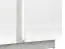 Armoire à portes battantes / armoire Antioch 01, couleur : blanc brillant / gris clair - Dimensions : 201 x 92 x 51 cm (h x l x p), avec 2 portes et 5 compartiments