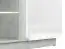 Commode Antioch 07, couleur : blanc brillant / gris clair - Dimensions : 95 x 138 x 40 cm (h x l x p), avec 1 porte, 3 tiroirs et 2 compartiments