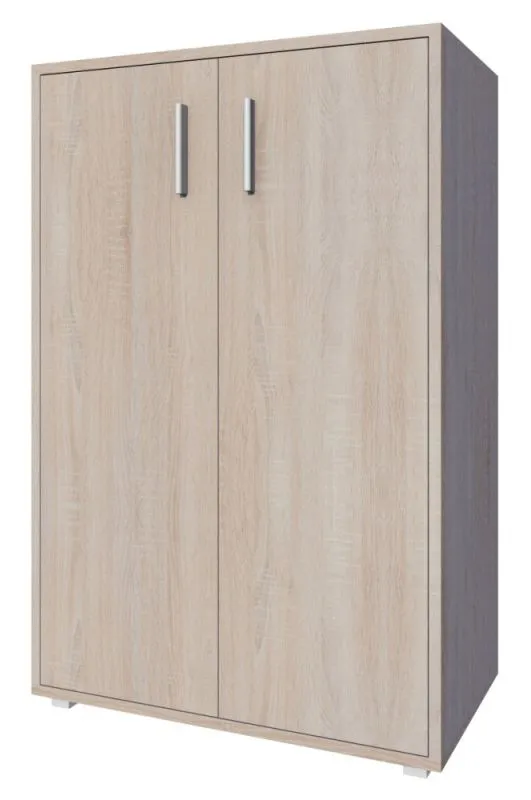Commode Garut 18, couleur : Chêne de Sonoma - Dimensions : 118 x 80 x 40 cm (H x L x P)