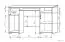 Bureau Pamulang 11, couleur : Chêne de Sonoma - Dimensions : 76 x 124 x 60 cm (H x L x P)