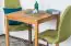 Table de salle à manger Wooden Nature 118 coeur de hêtre massif huilé - 70 x 75 cm (L x P)