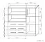 Commode Kebumen 15, couleur : Chêne de Sonoma - Dimensions : 108 x 110 x 40 cm (H x L x P)