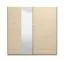 Armoire / Design simple / Couleur : Chêne light Port / 1 porte miroir / 2 tringles à vêtements / Dimensions : 220 x 61 x 217,5 cm / Chants ABS / 2 compartiments