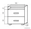 Commode Garut 07, couleur : Chêne de Sonoma - Dimensions : 53 x 50 x 40 cm (H x L x P)