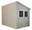 Abri de jardin annexe avec paroi latérale - 3,18 x 2,16 mètres, épaisseur des éléments 17mm