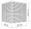 Bois-Abri de jardin 2,11 x 2,07 mètres (incl. toit) | Naturel | toit plat Abbildung