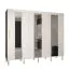 Armoire avec suffisamment d'espace de rangement Jotunheimen 203, couleur : blanc - dimensions : 208 x 250,5 x 62 cm (h x l x p)