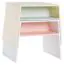 Table d'enfant Irlin 02, couleur : blanc / rose - Dimensions : 49 x 60 x 50 cm (h x l x p)