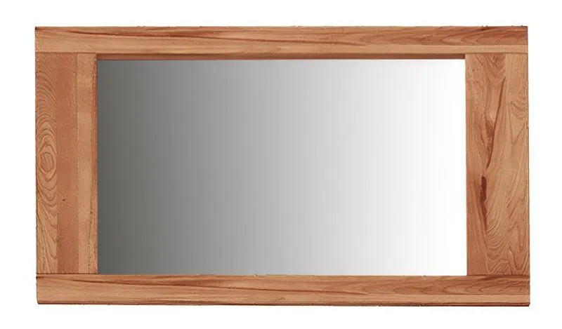 Grand miroir Kapiti 25 en hêtre cœur massif huilé | 70 x 110 x 2 cm | Design premium naturel