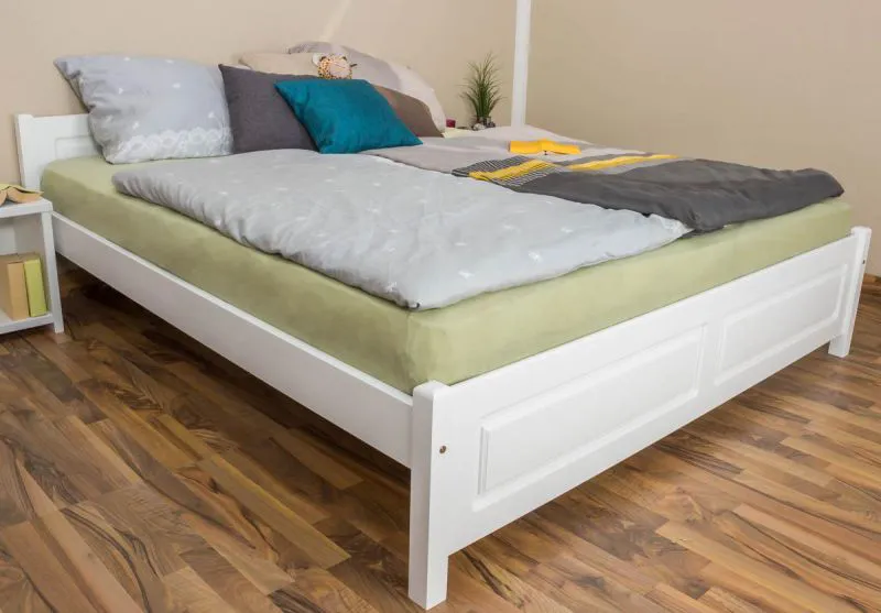 Pin Cadre de lit 180 x 200 cm Blanc Abbildung