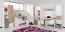 Chambre d'adolescents - Commode "Lian" 10, Marron clair / Blanc / Cappuccino - Dimensions : 100 x 90 x 40 cm (H x L x P)
