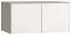 Attache pour armoire à deux portes Bellaco 17, couleur : gris / blanc - Dimensions : 45 x 93 x 57 cm (H x L x P)