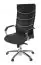Chaise pivotante ergonomique XXL Apolo 30, Couleur : Noir / Chrome, avec coussins moulés Soft-Air super confortables